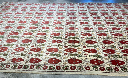 6'1"x9'2" Hand-Knotted 100% Wool Pile Turkish Carpet - Area Rug