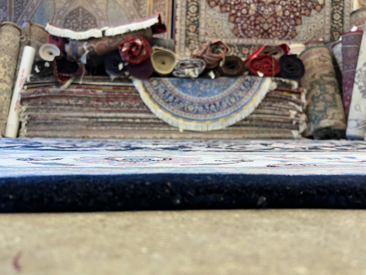 9'x12' Hand-Knotted 100% Lamb Wool Pile Oriental Rug