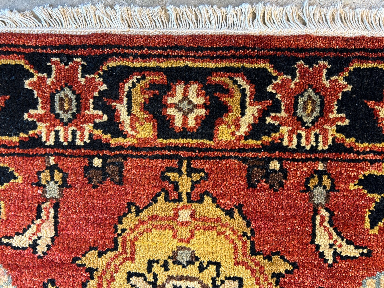 2'6"x8'1" Hand-Knotted 100% Wool Pile Runner Rug - Carpet
