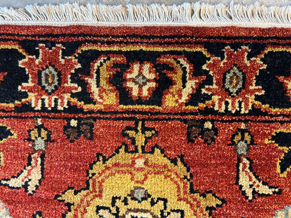 2'6"x8'1" Hand-Knotted 100% Wool Pile Runner Rug - Carpet