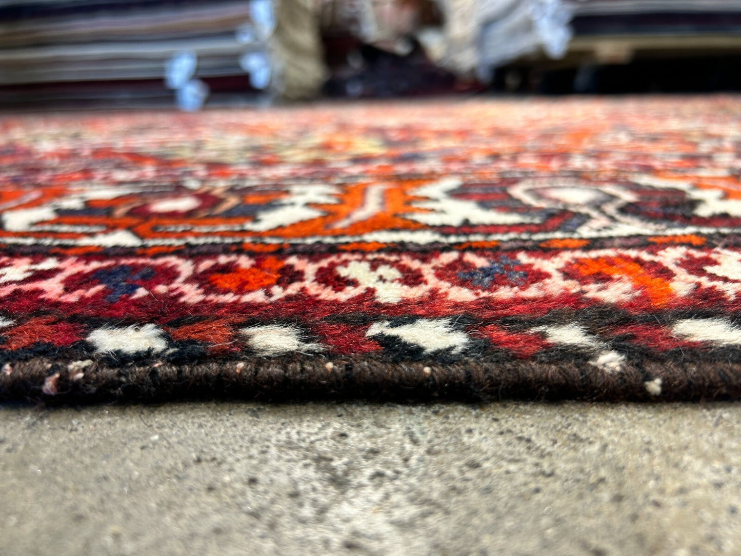 6'6"x10'1" Hand-Knotted 100% Lamb Wool Bakhtiarie Carpet - Area Rug