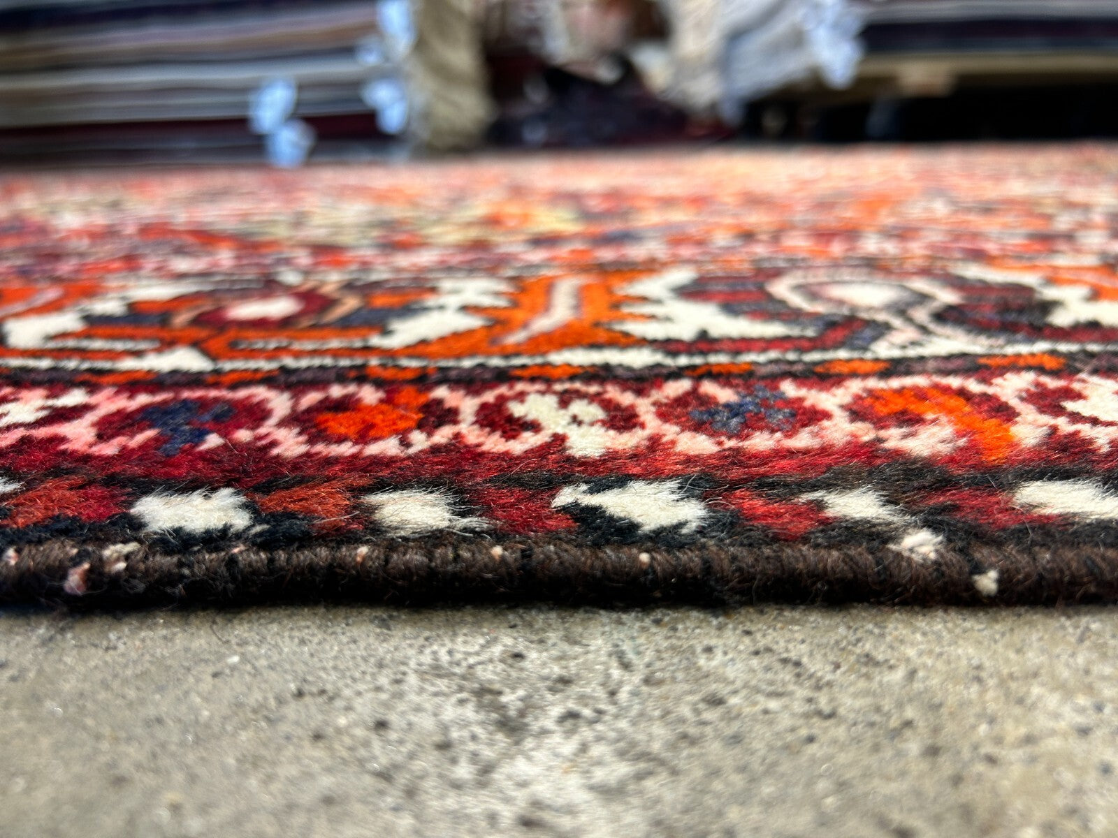 6'6"x10'1" Hand-Knotted 100% Lamb Wool Bakhtiarie Carpet - Area Rug