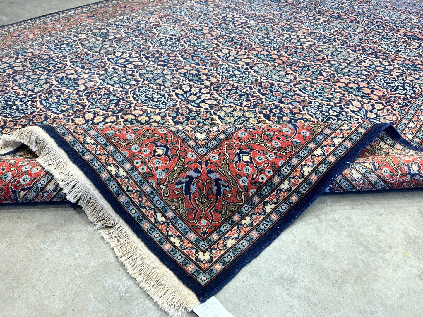 6'8"x9'9" Hand-Knotted 100% Wool Pile Hereke Carpet - Area Rug