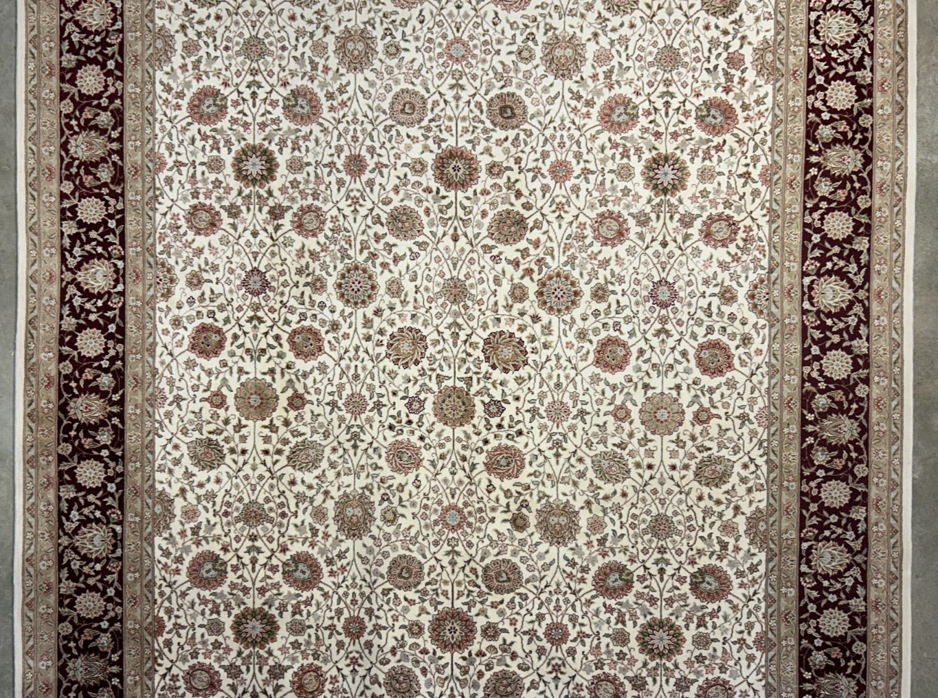 9'x12' Very Fine Hand-Knotted 100% Lamb Wool Pile PakPersian Rug