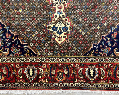 6'6"x10'0" Hand-Knotted 100% Wool Pile Bakhtiarie Carpet - Area Rug