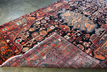 5'4" x 9'3" Hand-Knotted 100% Wool Pile Nahavande Area Rug - Carpet
