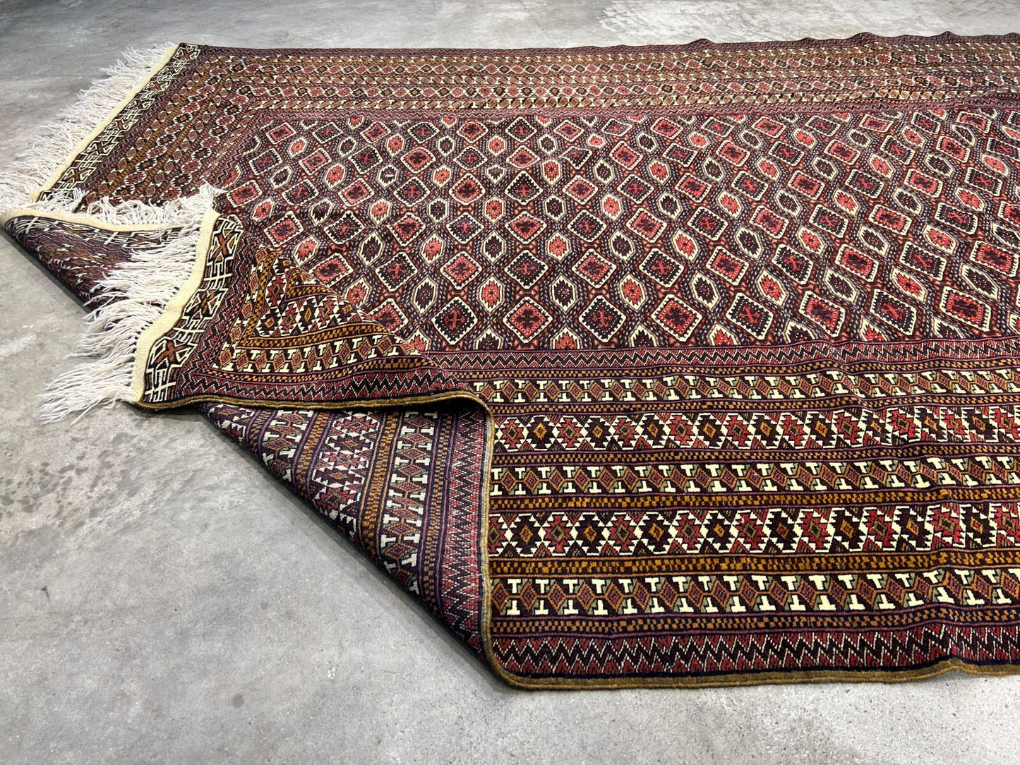 6'3"x9'2" Hand-Knotted 100% Wool Carpet - Bokhara Area Rug