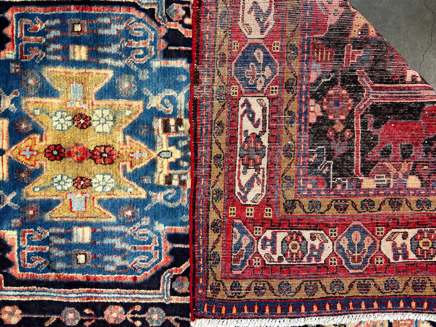 5'4" x 10'5" Hand-Knotted 100% Wool Pile Nahavande Area Rug