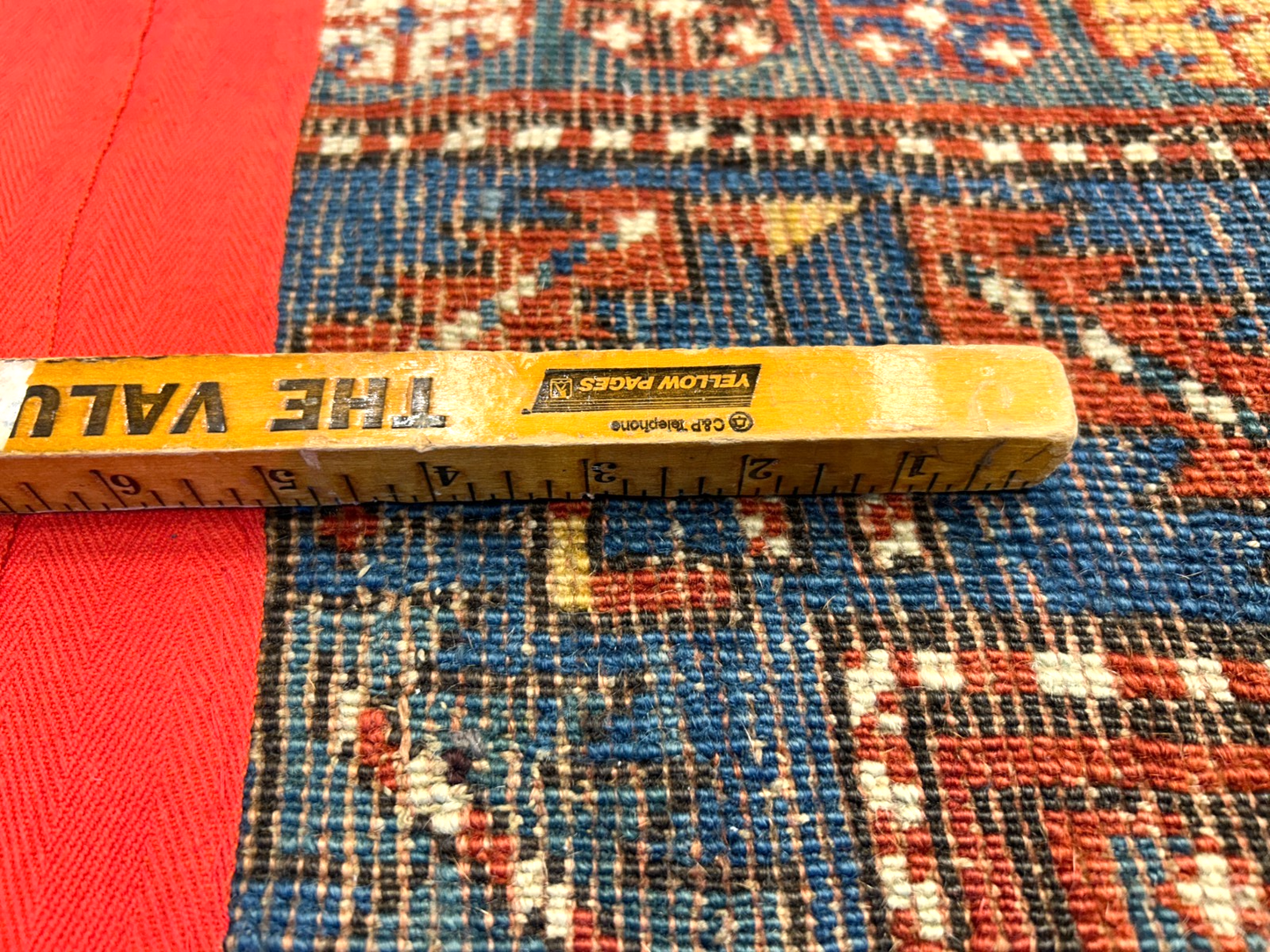 4'1"x7'2" Antique Hand-Knotted 100% Wool Pile Kazak Caucasian Area Rug - Carpet