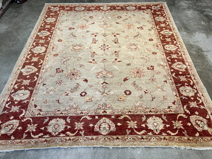 9'x12' Hand-Knotted 100% Wool Pile Indo-Agra Carpet - Area Rug