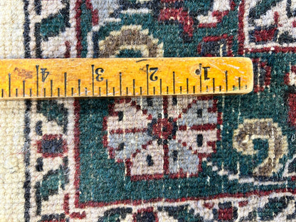 3'x5'1" Hand-Knotted 100% Wool Pile All-Over Kashane Design Area Rug