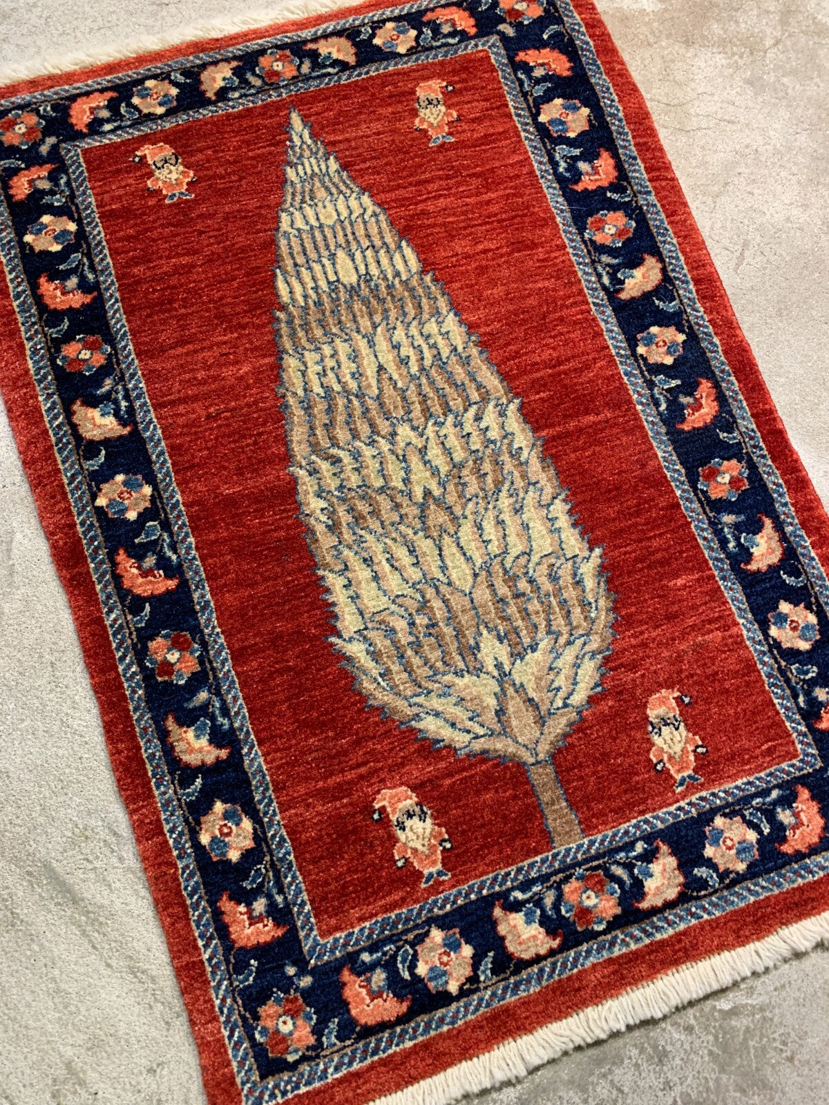 2'x3' Hand-Knotted 100% Wool Noel Rug - Area Carpet