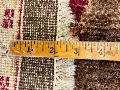 9'3"x12' Hand-Knotted 100% Wool Pile Agra Design Carpet - Area Rug