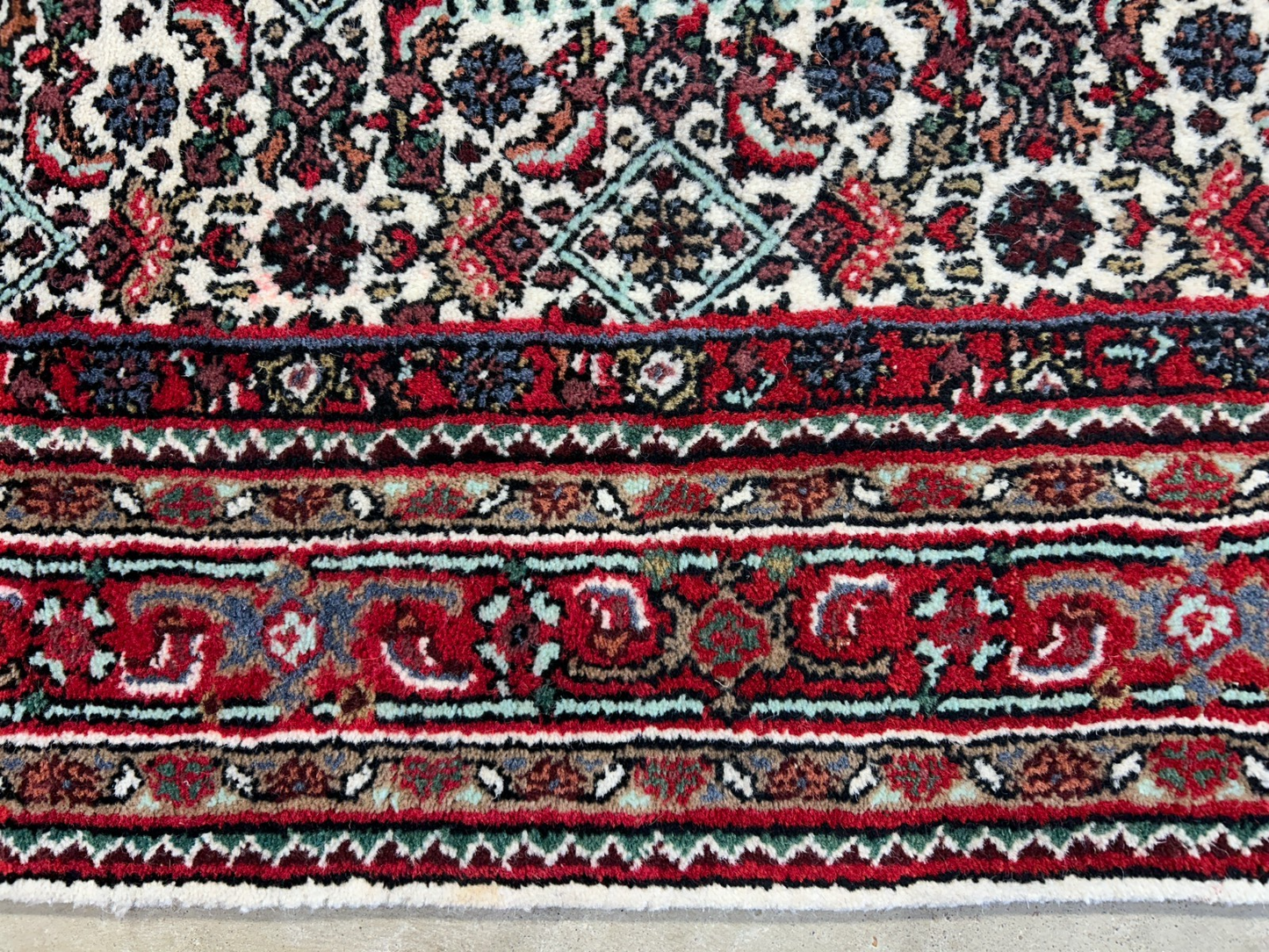 3'10"x5'10" Hand-Knotted 100% Wool Pile Indobijar Area Rug - Carpet