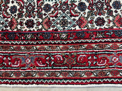 3'10"x5'10" Hand-Knotted 100% Wool Pile Indobijar Area Rug - Carpet