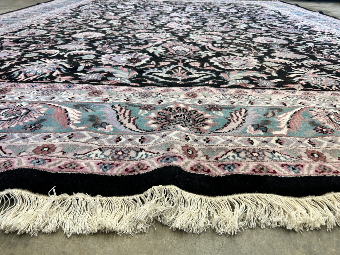 8'10" x 11'10" Hand-Knotted 100% Wool Carpet - Kashane Design Area Rug