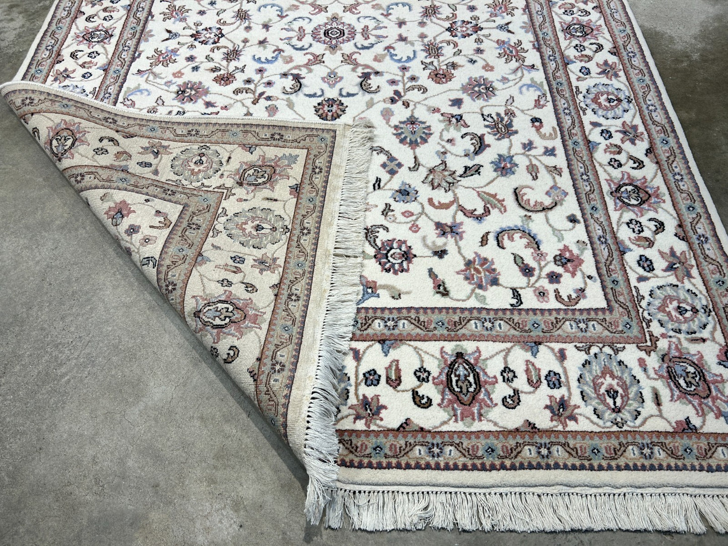 6'x9' Hand-Knotted 100% Wool Carpet - Kashane Design Area Rug