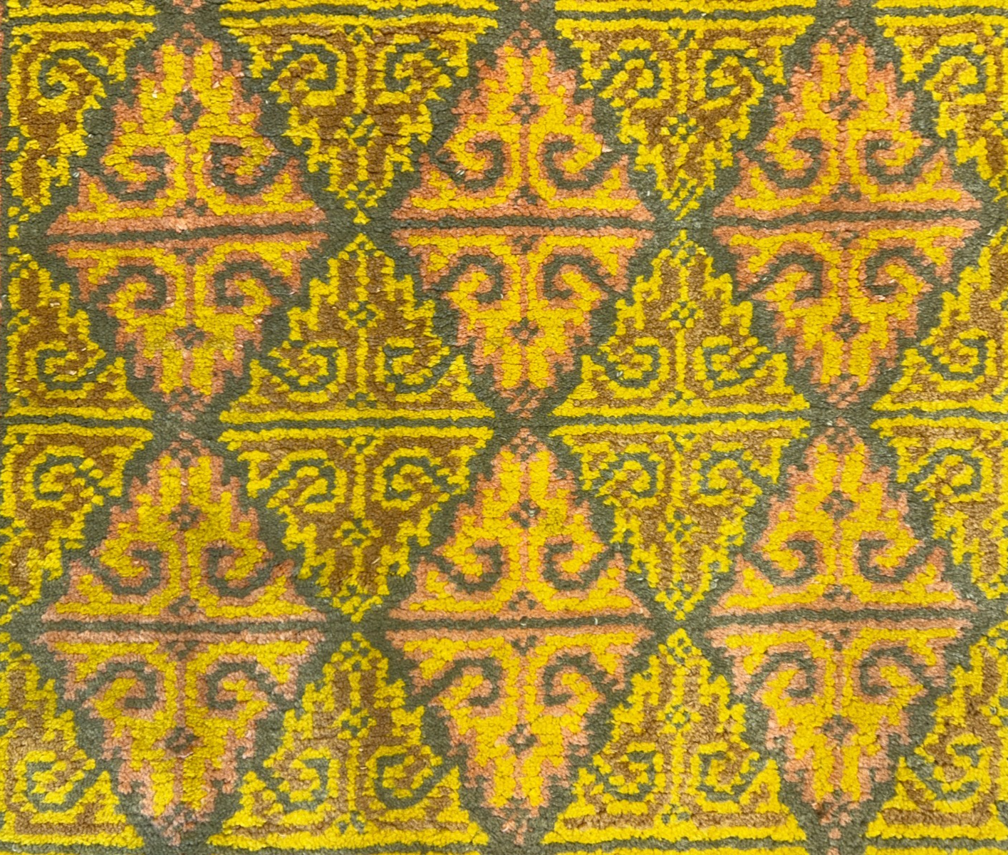 2'9"x4'2" Hand-Knotted 100% Wool Pile Oriental Area Rug - Carpet