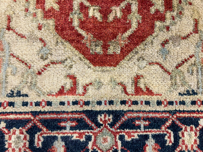 3’x5’ Hand-Knotted 100% Wool Indoserapi Area Rug - Carpet