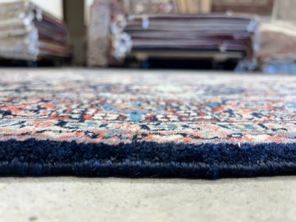 4'8"x7' Antique Hand-Knotted 100% Wool Pile Josane Area Rug - Carpet