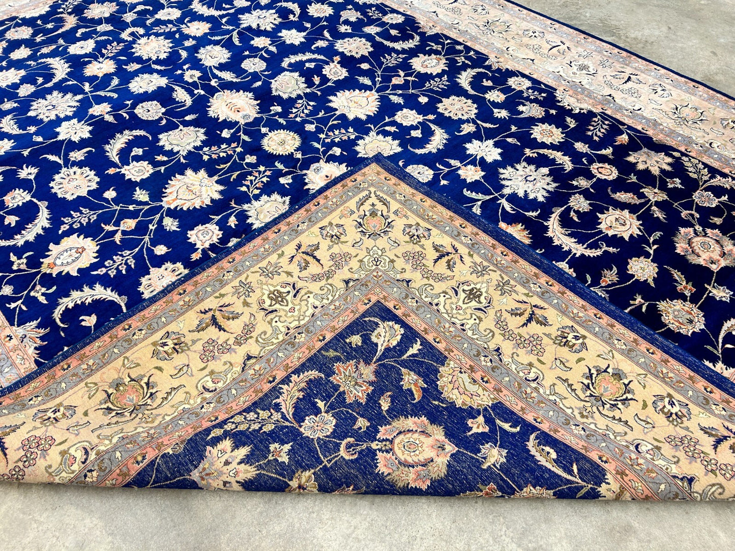 9'x12'3" Hand-Knotted 100% Lamb Wool Sinopersian Rug