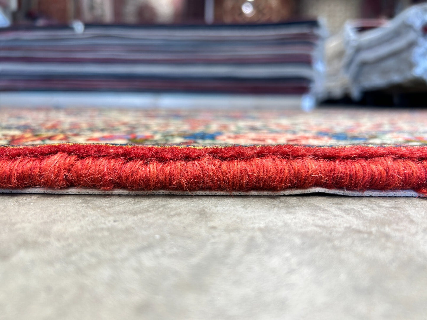 3'5"x4'11" Hand-Knotted 100% Lamb Wool Bakhtiarie Area Rug