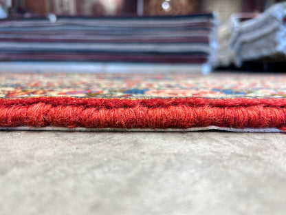 3'5"x4'11" Hand-Knotted 100% Lamb Wool Bakhtiarie Area Rug