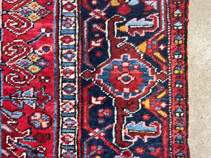 8'2"x10'11" Collector Antique 100% Wool Pile Herize Rug