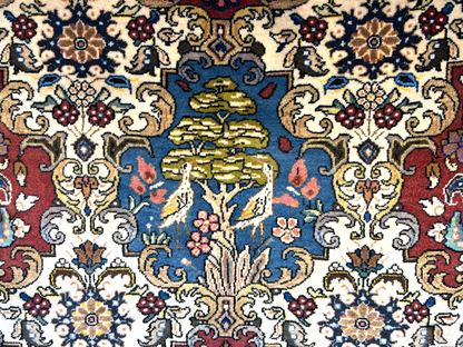 6'10"x10'2" Hand-Knotted 100% Lamb Wool Bakhtiarie Carpet - Area Rug