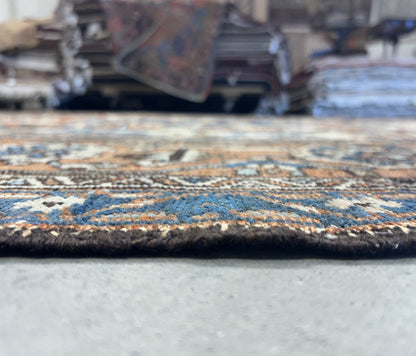 Collector Item- 10’5”x12’8” Old Antique Hand-Knotted Wool Pile Serapie Area Rug