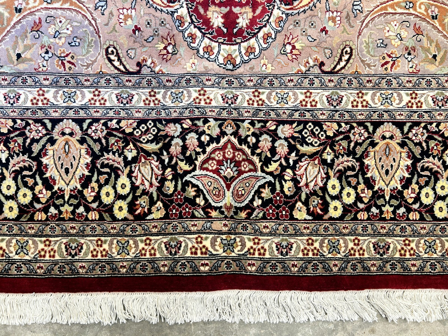 9'x12' Hand-Knotted 100% Wool Pile Tabrize Carpet - Area Rug