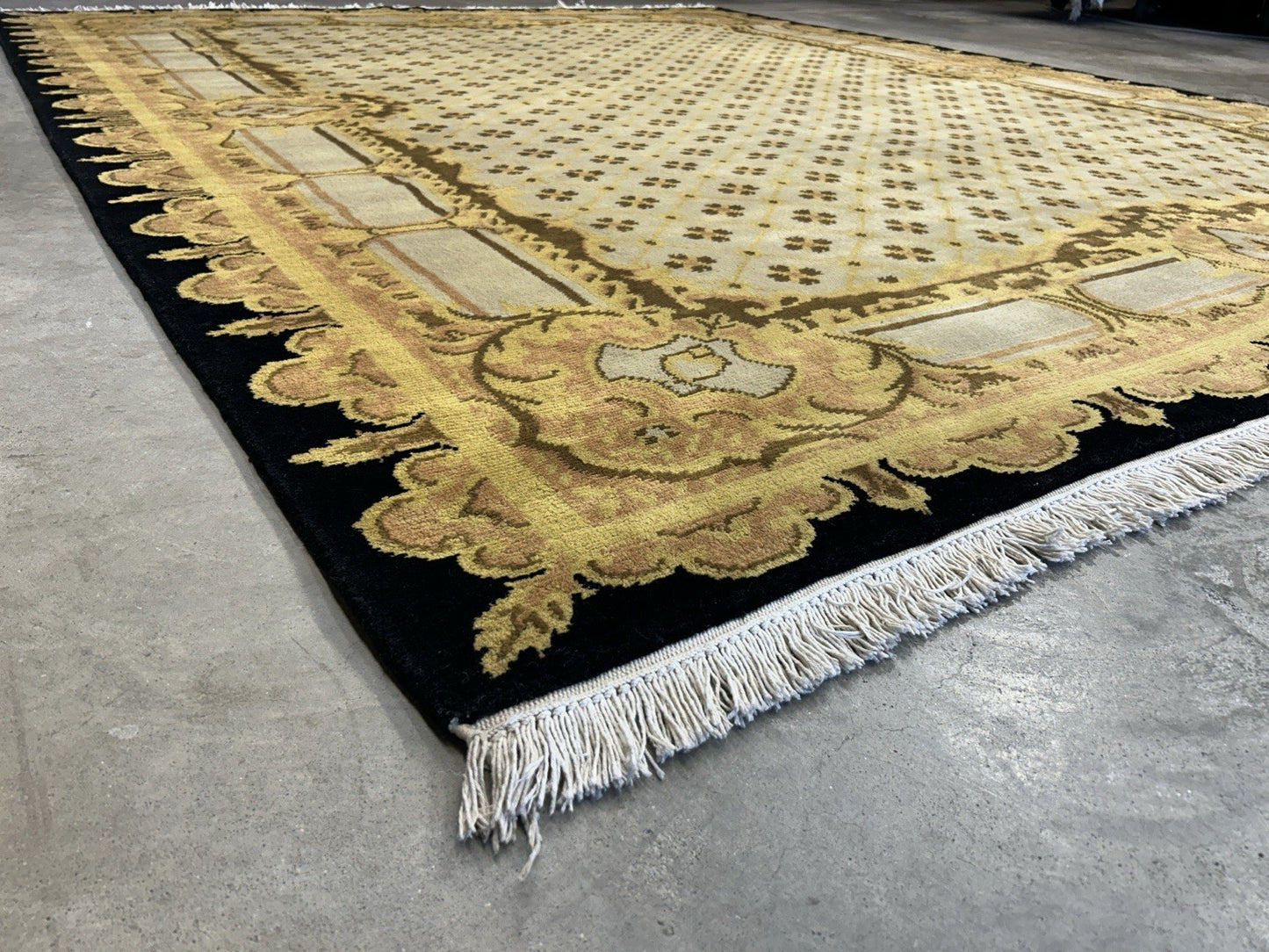 8’2”x10’1” Hand-Knotted 100% Wool Pile Oriental Area Rug - Carpet