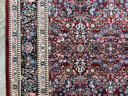 5'9"x8'9" Hand-Knotted 100% Wool Pile SinoPersian Carpet - Area Rug