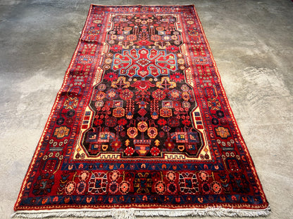 5'0" x 9'10" Hand-Knotted 100% Wool Carpet - Nahavande Area Rug