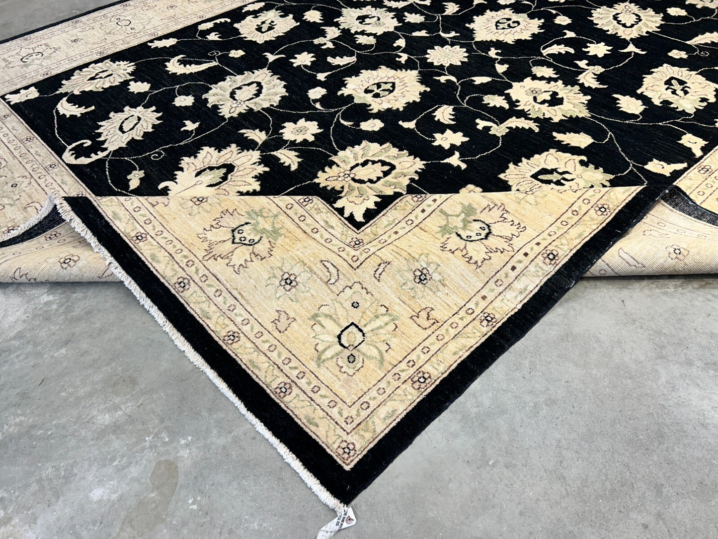 9'x12' Hand-Knotted 100% Wool Pile Oriental Rug