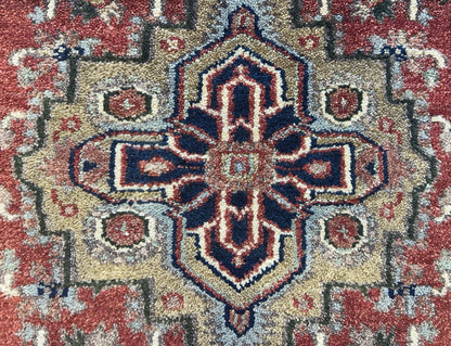3’x4’9" Hand-Knotted 100% Wool Indoserapi Area Rug - Carpet