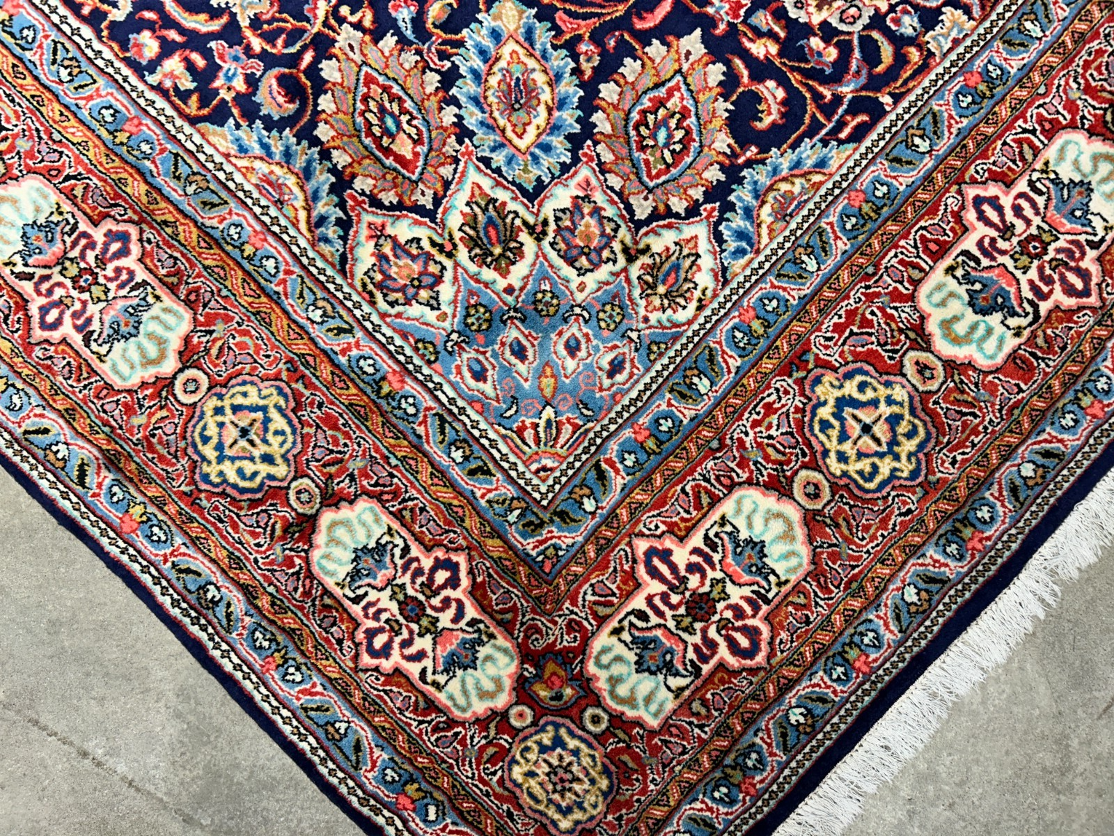 8'8"x12'6" Hand-Knotted 100% Wool Pile Kashmare Rug