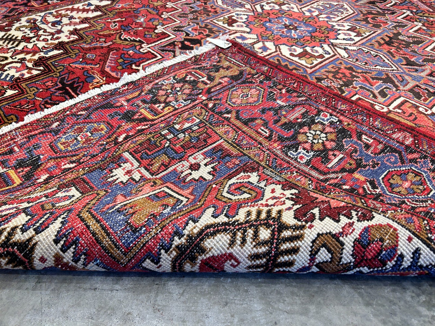 7'3"x9'9" Hand-Knotted 100% Wool Herize Carpet - Area Rug