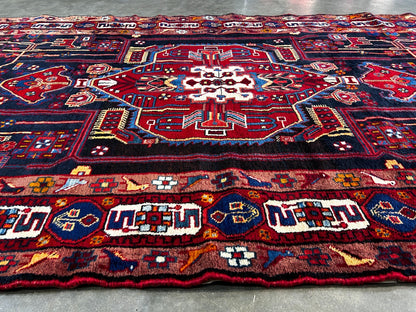 5'5" x 10'4'' Hand-Knotted 100% Lamb Wool Carpet - Nahavande Area Rug