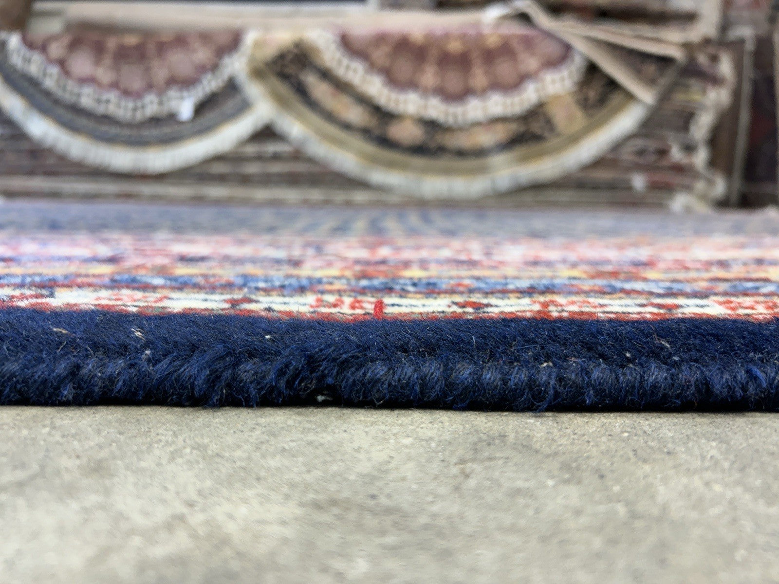 7’11”x10’ Vintage Hand-Knotted 100% Wool Pile Oriental Area Rug - Carpet