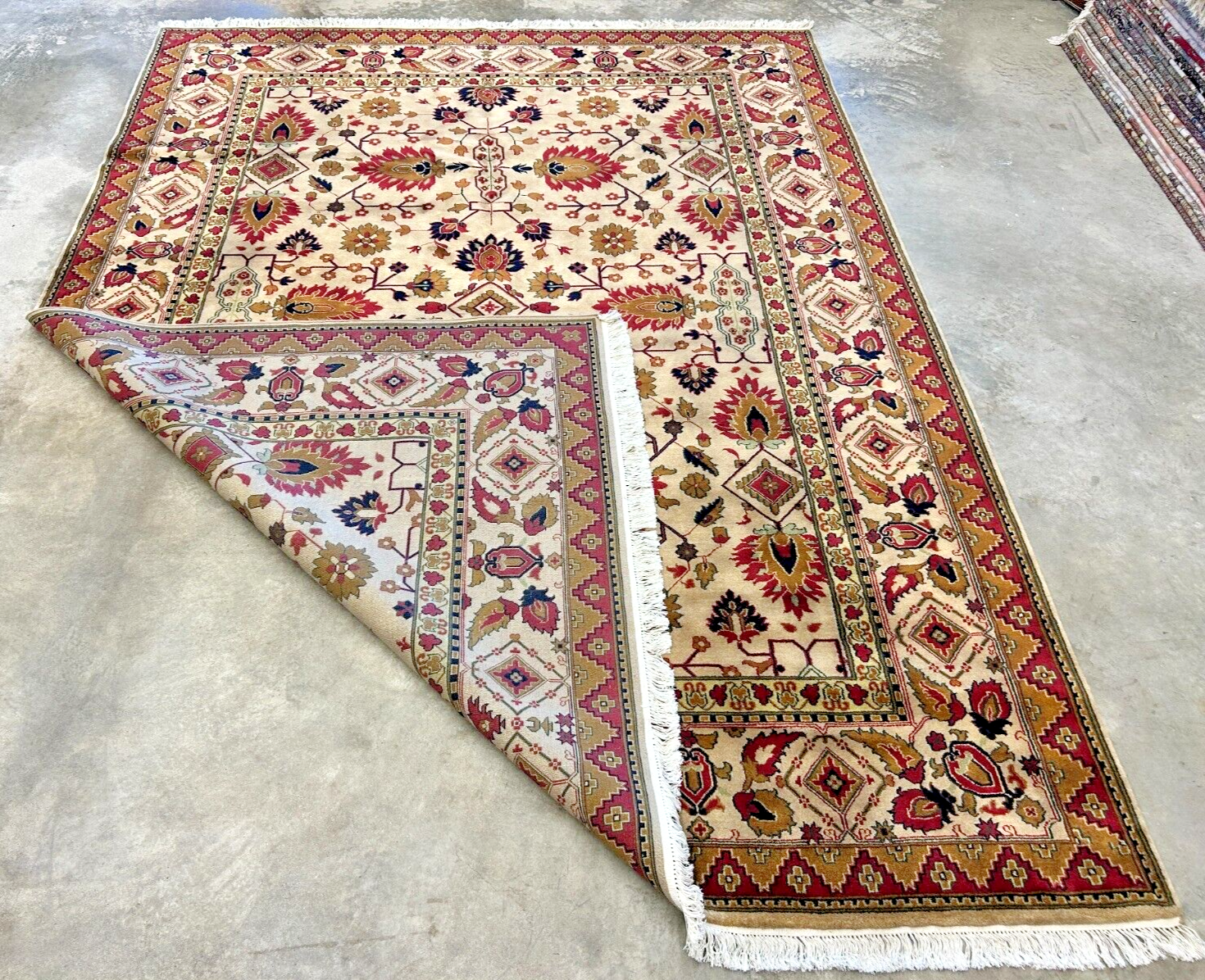 8'11" x 12' Hand-Knotted 100% Wool Carpet - Herize Design Area Rug