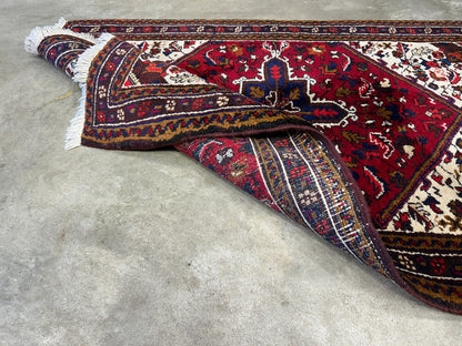 3'x4'6" Hand-Knotted 100% Wool Pile Herize Area Rug - Carpet