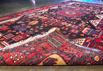 5'3" x 10'3" Hand-Knotted 100% Wool Pile Nahavande Area Rug - Carpet