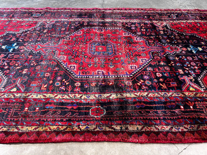 5'0" x 9'5" Hand-Knotted 100% Wool Pile Nahavande Area Rug - Carpet