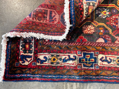 4'8" x 9'3" Hand-Knotted 100% Wool Pile Nahavande Area Rug - Carpet