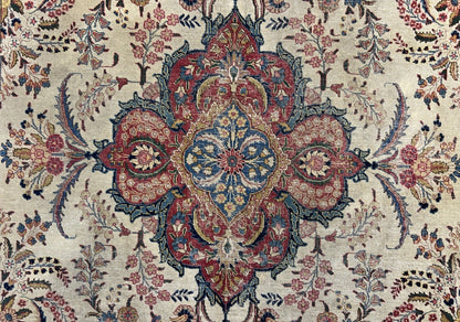 7’8”x10’8” Antique Hand-Knotted 100% Wool Pile Tabrize Area Rug - Carpet
