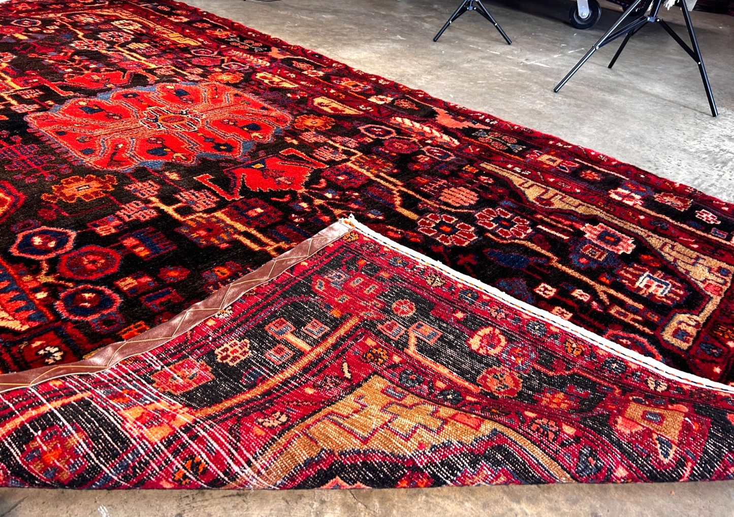 5'0" x 9'6" Hand-Knotted 100% Wool Pile Nahavande Area Rug - Carpet