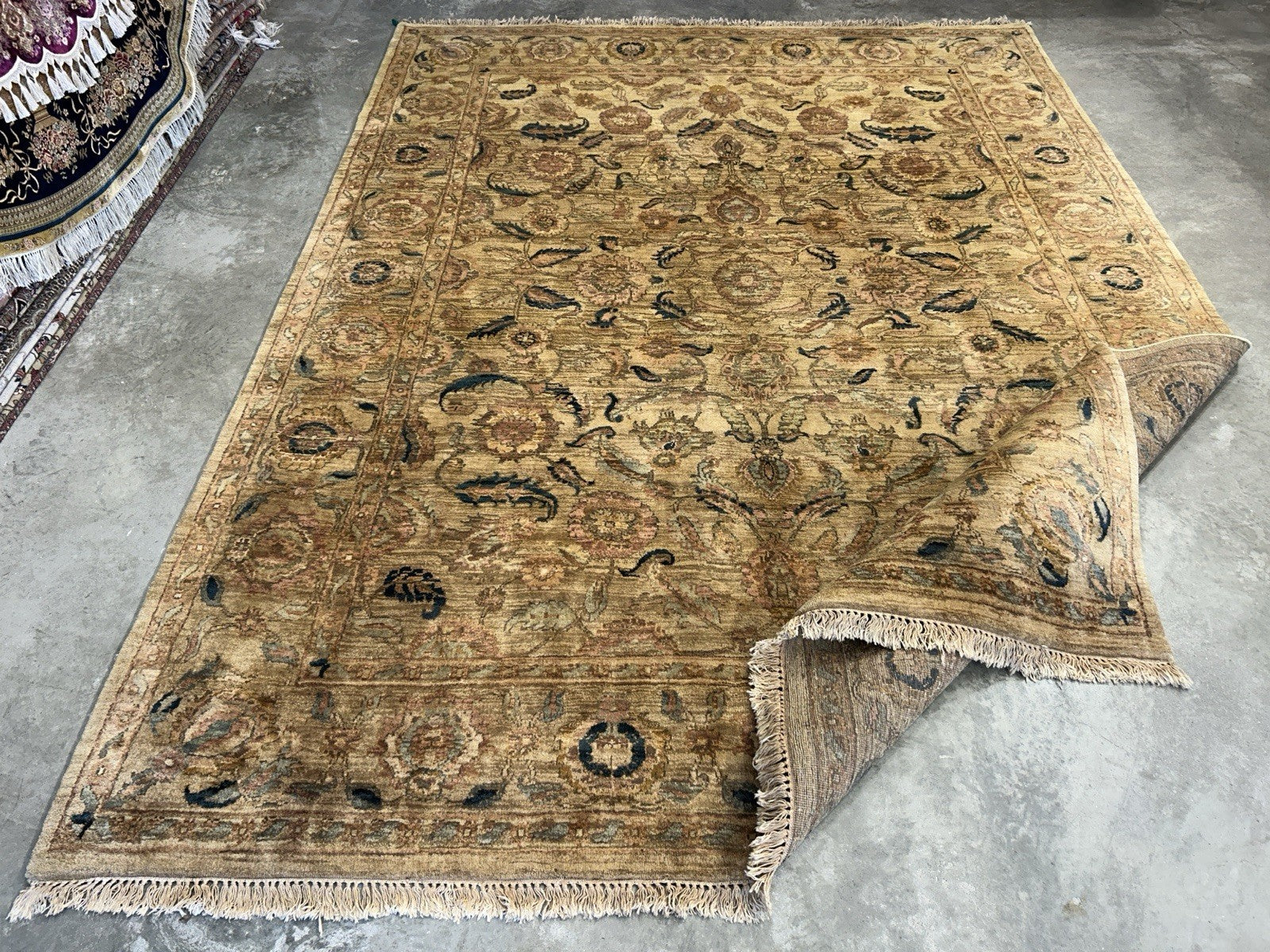 8’x10’ Hand-Knotted 100% Wool Pile Oriental Area Rug - Carpet