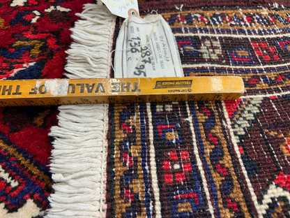 3'x4'6" Hand-Knotted 100% Wool Pile Herize Area Rug - Carpet