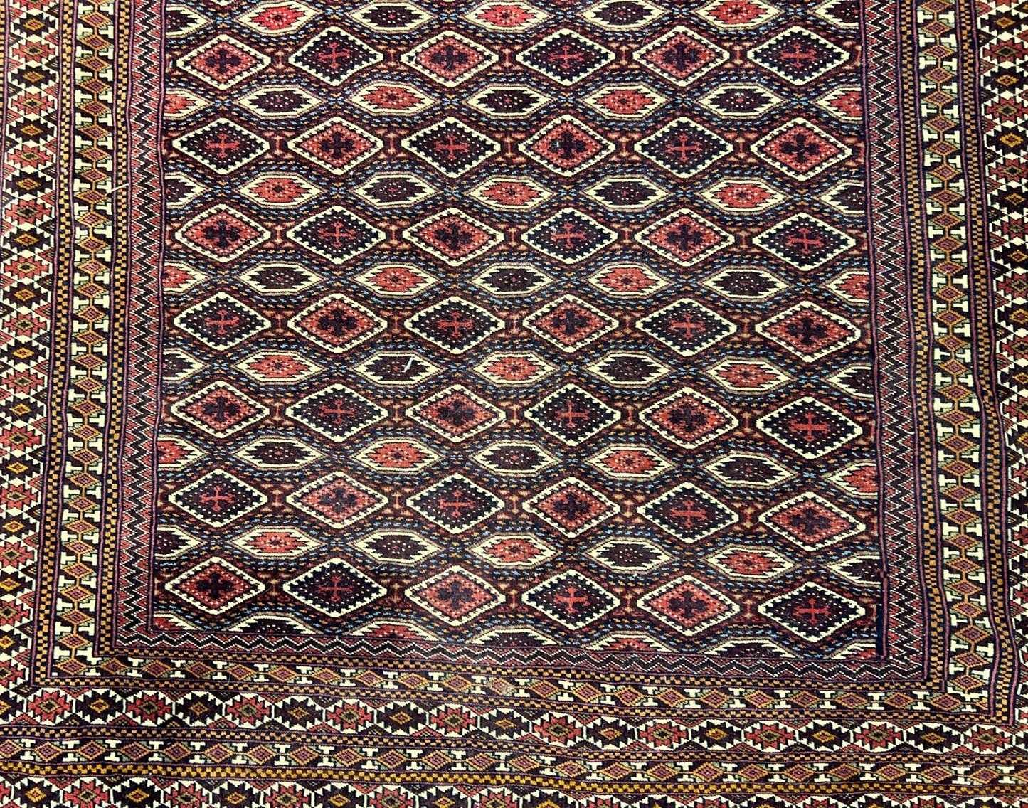 6'3"x9'2" Hand-Knotted 100% Wool Carpet - Bokhara Area Rug